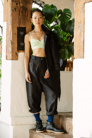 
                  
                    THE LINEN WORKPANT / BLACK
                  
                